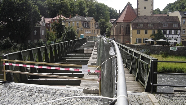 Untermhäuser Brücke am 26. Juli 2009